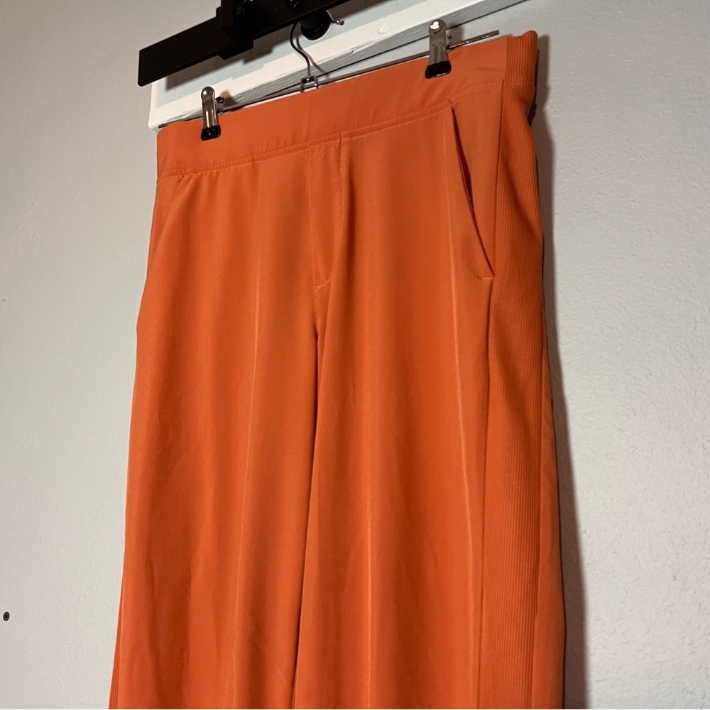 Athleta Brooklyn Ankle Pants High Rise Size 6 Orange Pull On - Picture 2 of 14